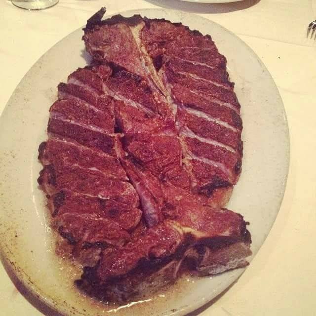 Whole porterhouse, fire-finished